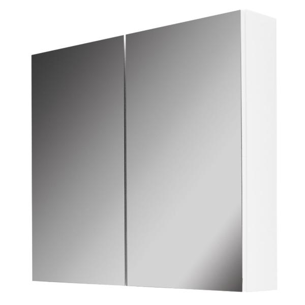 Kúpeľnové zrkadlo KIELLE 800x730x150 mm biele