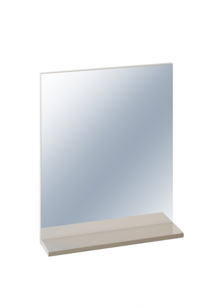 Kúpeľnové zrkadlo EASY CAPUCINO 50x60 cm s policou
